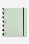 College Ruled Everyday Notebook, SMOKE GREEN DEBOSSED - alternate image 1