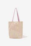 Personalised Art Tote, MESSY DITSY YELLOW - alternate image 1