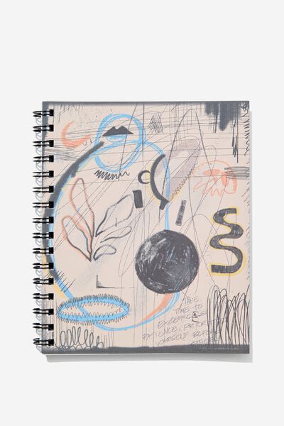 A5 Campus Notebook Recycled, ARTISTIC SKETCH