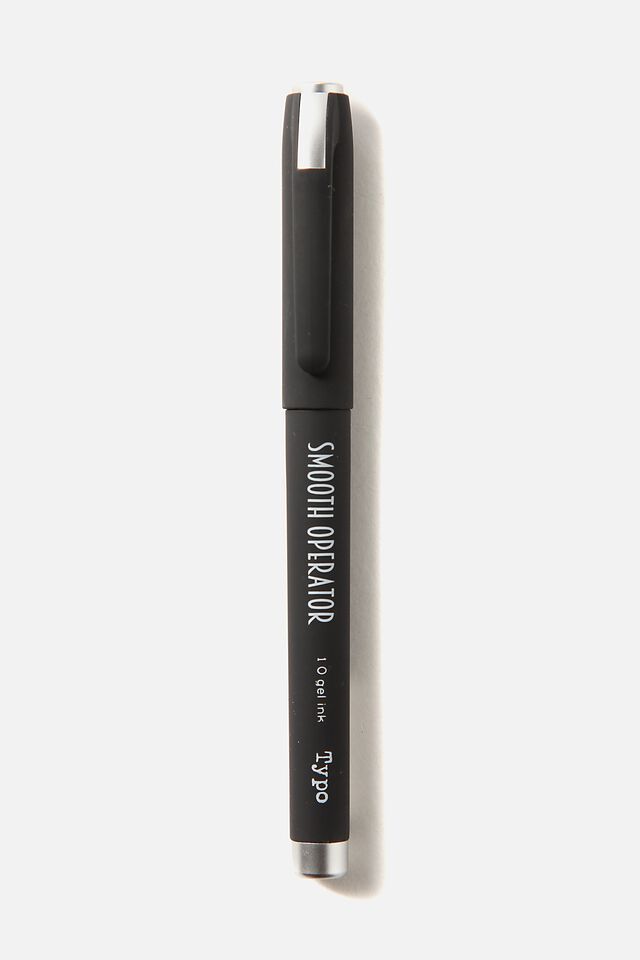 Smooth Operator Gel Pen, BLACK
