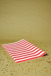 Christmas Wrapping Paper Roll, RED/WHITE BOLD STRIPE - alternate image 2