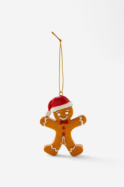 Resin Christmas Ornament, GINGERBREAD RUDE!