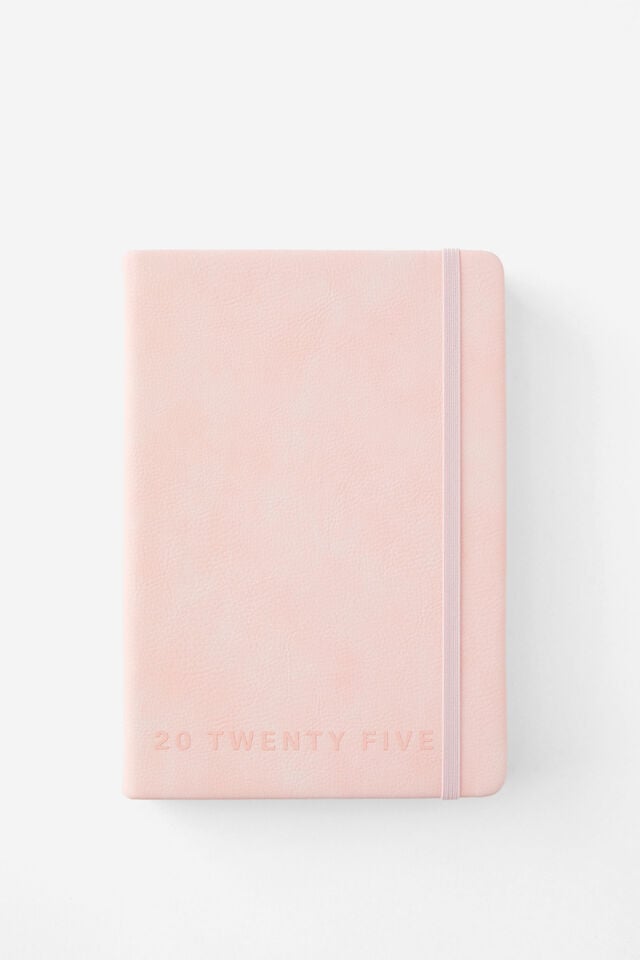 2025 A5 Daily Buffalo Diary, BALLET BLUSH