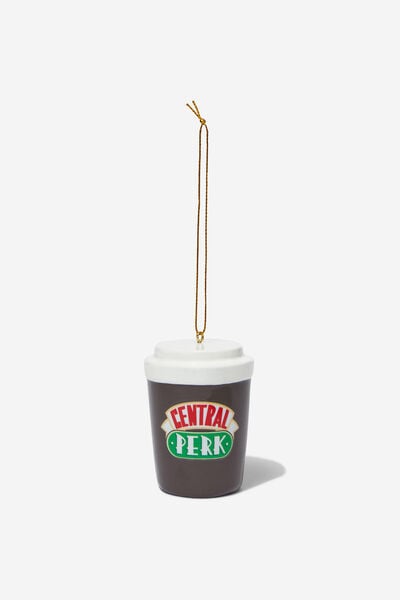 Collab Resin Christmas Ornament, LCN WB FRIENDS CENTRAL PERK COFFEE