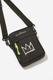Basquiat Urban Cross Body Bag, LCN BSQ CROWN/ BLACK - alternate image 3