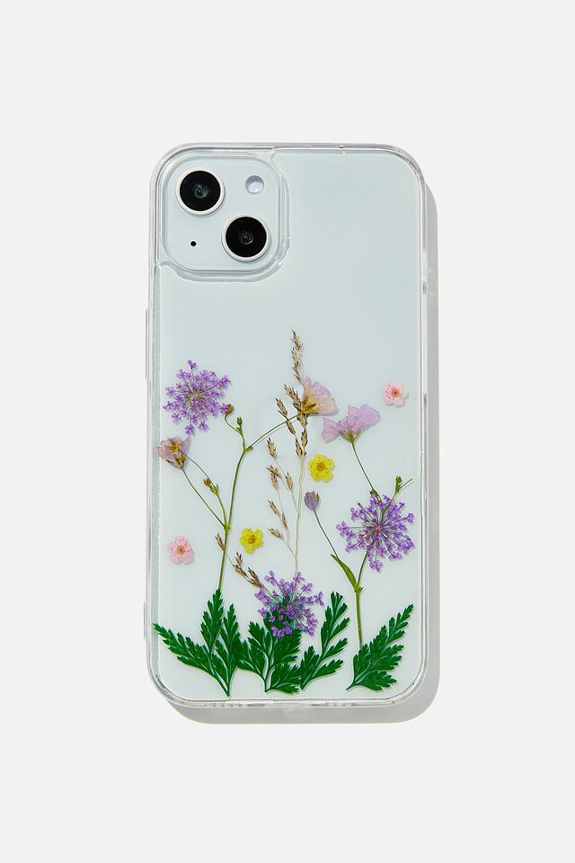 Snap On Protective Phone Case Iphone 13, TRAPPED FLOWER GARDEN