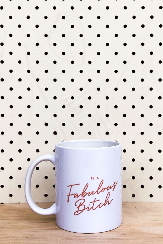 Personalised Mug, FABULOUS BITCH