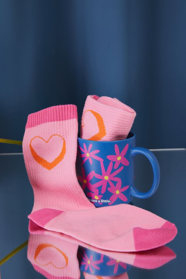 Tin Of Socks, HEART MULTI (S/M)