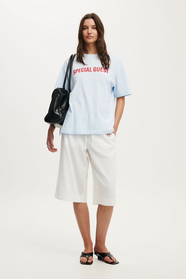 The Boxy Graphic Tee, SPECIAL GUEST / SEASIDE BLUE