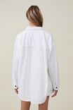 Oversized Denim Shirt, WHITEHAVEN - alternate image 3