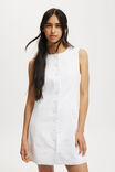 Sienna Vest Dress, WHITE - alternate image 1