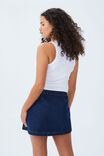 Wrap Micro Mini Denim Skirt, RINSE BLUE - alternate image 3