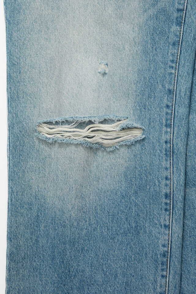 Low Rise Straight Jean, STORM BLUE RIP