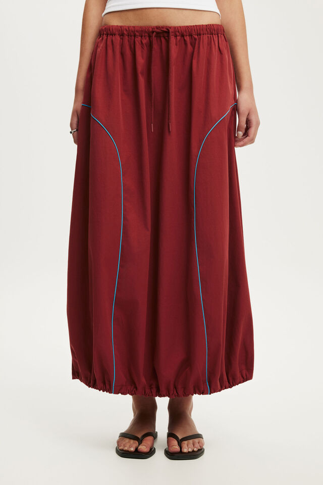 Nyla Maxi Skirt, RUSSET CLAY/BLUE DRIFT