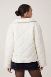 Quilted Tie Up Jacket, IVORY - alternate image 3
