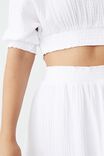 Woven Riviera Maxi Skirt, WHITE - alternate image 4