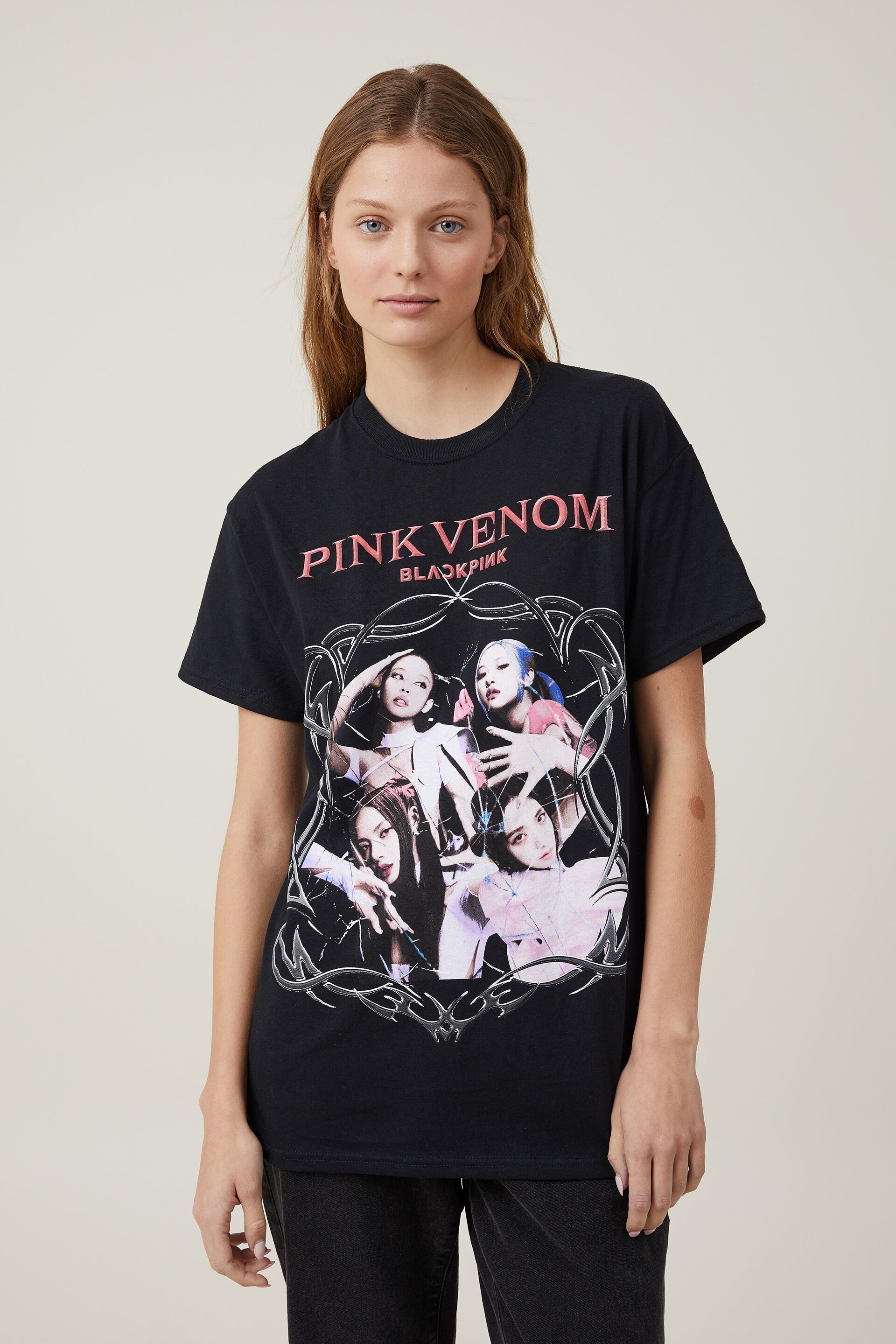 Black Pink Tee