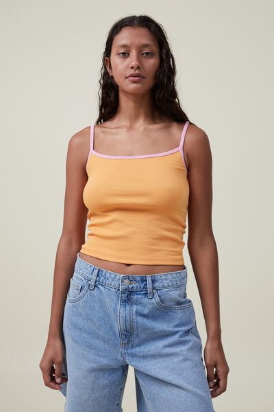 The 91 Cami, SOFT ORANGE/CANDY PINK