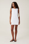 Haven High Neck Mini Dress, WHITE - alternate image 2