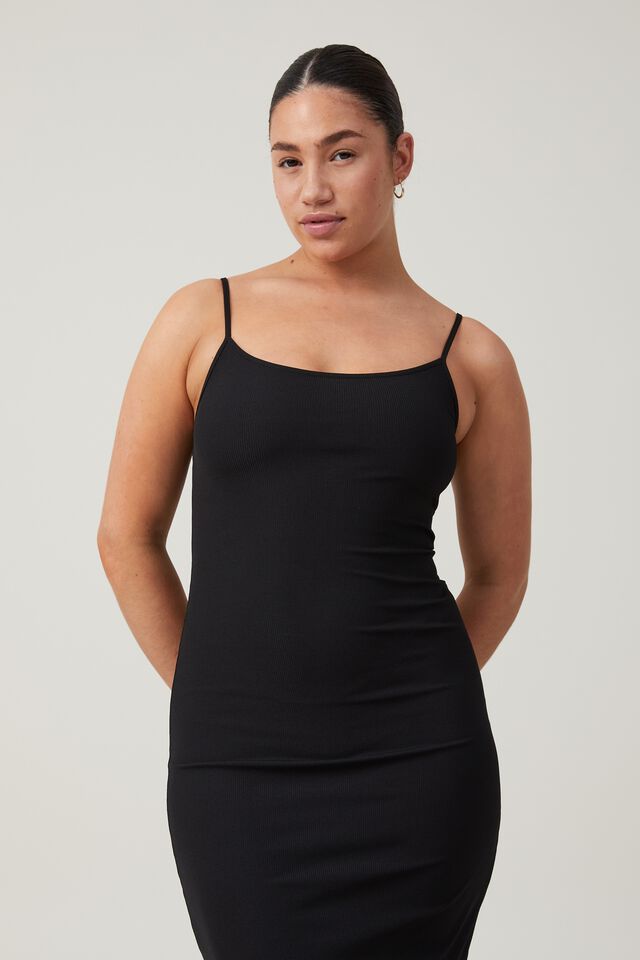 Olivia Maxi Dress, BLACK
