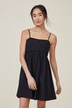 Piper Strappy Mini Dress, BLACK - alternate image 1