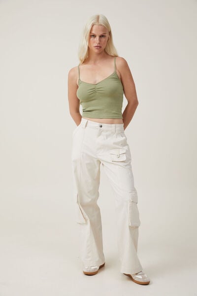 Cotton on cargo pants (beige)