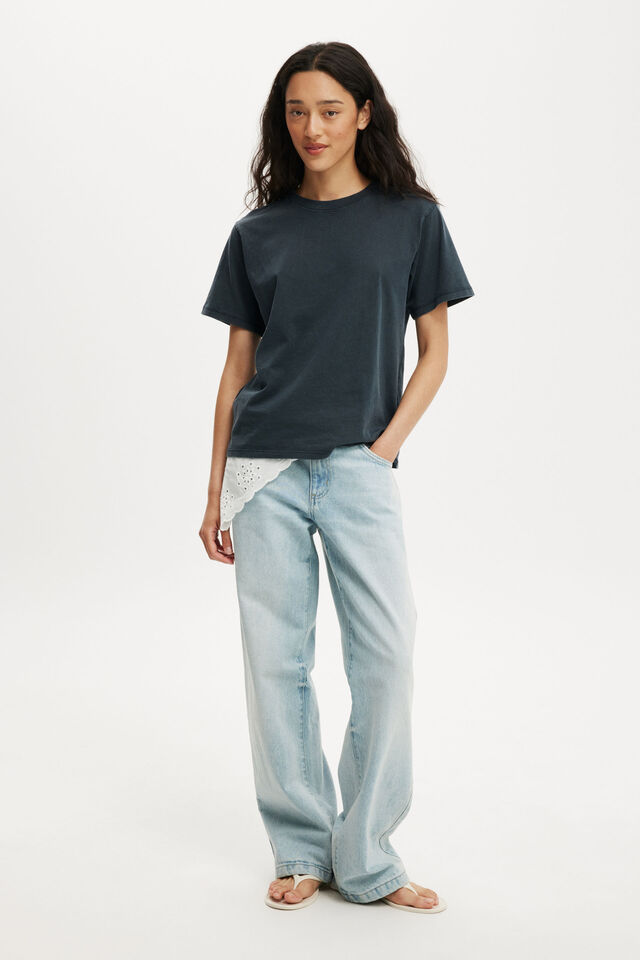 Easy Tee, WASHED INK NAVY