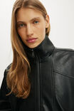 Ada Funnel Neck Bomber, BLACK - example image 2