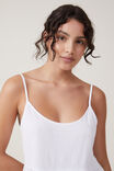 Summer Tiered Mini Dress, WHITE - alternate image 4