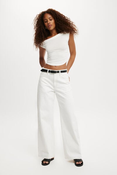 Relaxed Wide Jean, VINTAGE WHITE