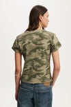 90S Baby Tee, NIKKI CAMO - example image 3