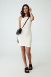 Vestido - Rib Racer Mini Dress, EGG SHELL WHITE - vista alternativa 2