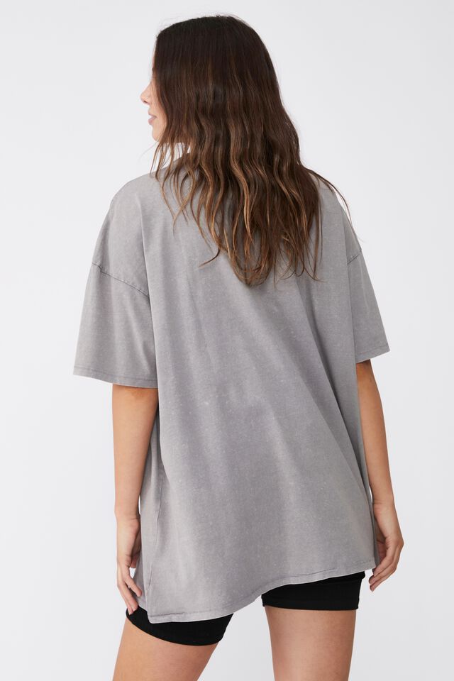 Oversized Graphic T Shirt Dress, GARDEN FAIRY/THUNDER GREY