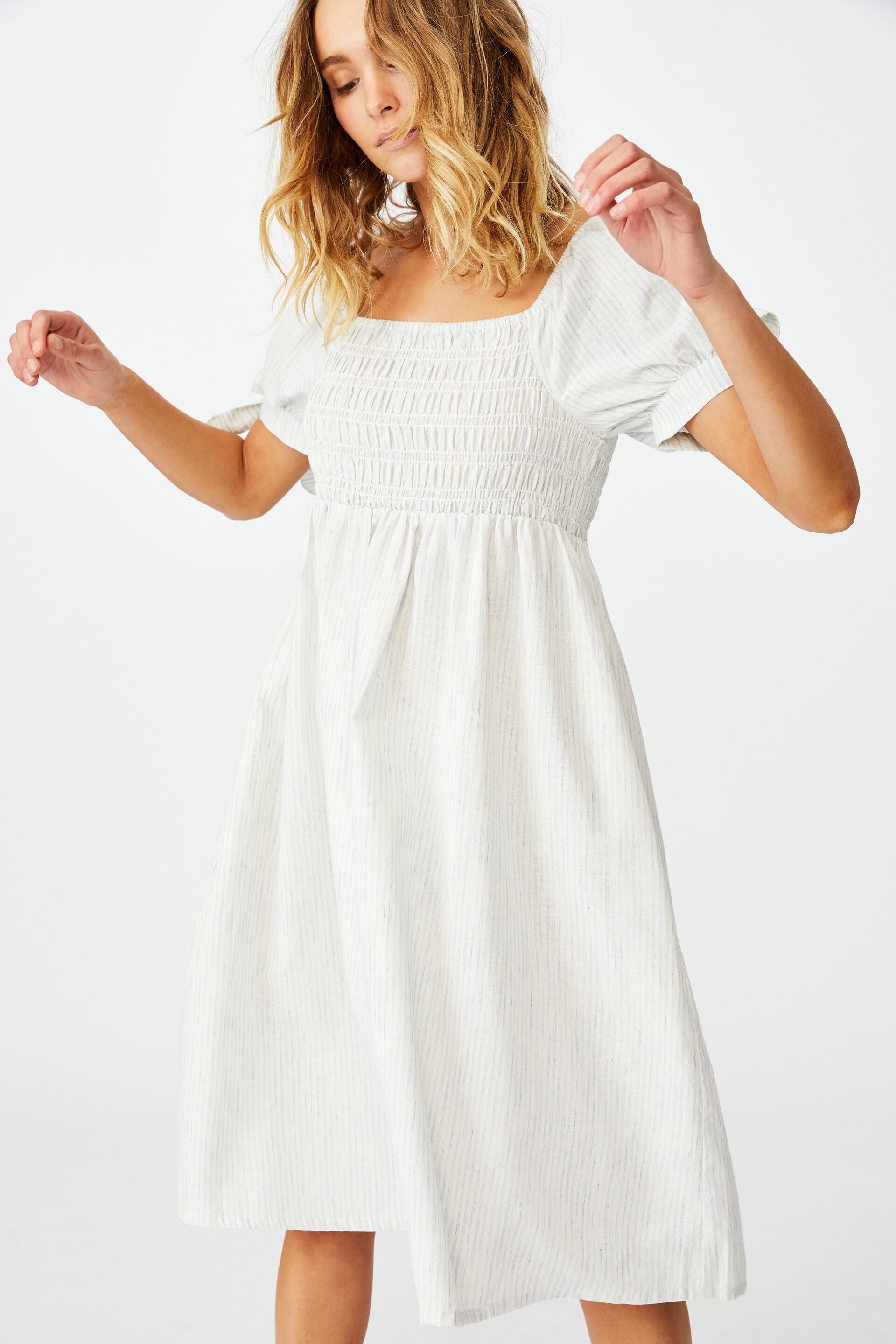 white 1 piece dress