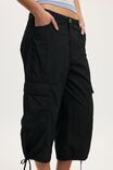 Cropped Cargo Pant, BLACK - example image 3