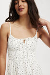 Haven Tiered Mini Dress, POLKA DOT GARDENIA - alternate image 4