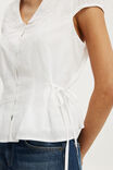 Daphne Blouse, WHITE - example image 4