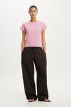 90S Baby Tee, LIGHT ORCHID - example image 1