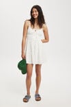 Haven Tiered Mini Dress, POLKA DOT GARDENIA - alternate image 2