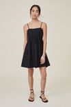 Piper Strappy Mini Dress, BLACK - alternate image 2