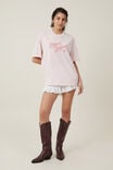 The Boxy Graphic Tee, BISOUS BISOUS/SOFT PINK - alternate image 2