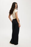 Classic Wide Leg Sweatpant, BLACK - alternate image 2