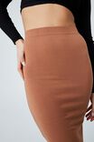 Essential Midi Skirt, SOFT CAMEL