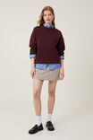 Luxe Pullover, DEEP BERRY - alternate image 2