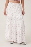 Haven Tiered Maxi Skirt, SULLY DITSY PORCELAIN - alternate image 4