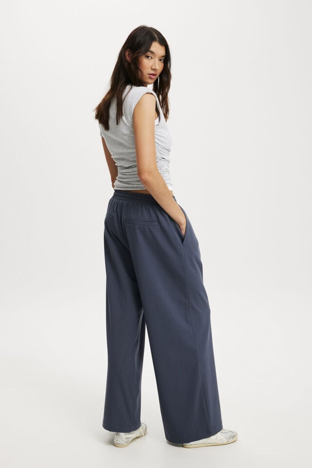 Luis Pull On Suiting Pant, SLATE