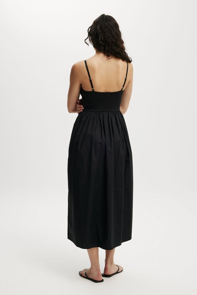 Romee Maxi Dress, BLACK