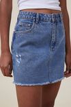 Everyday Denim Mini Skirt, OFFSHORE BLUE - alternate image 2