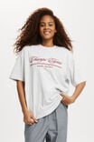 The Premium Boxy Graphic Tee, CHAMPS ELYSEES/ SOFT GREY MARLE - alternate image 1