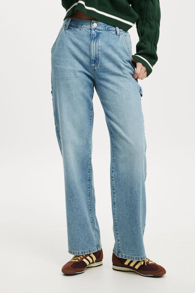 Loose Straight Jean, BELLS BLUE/CARPENTER